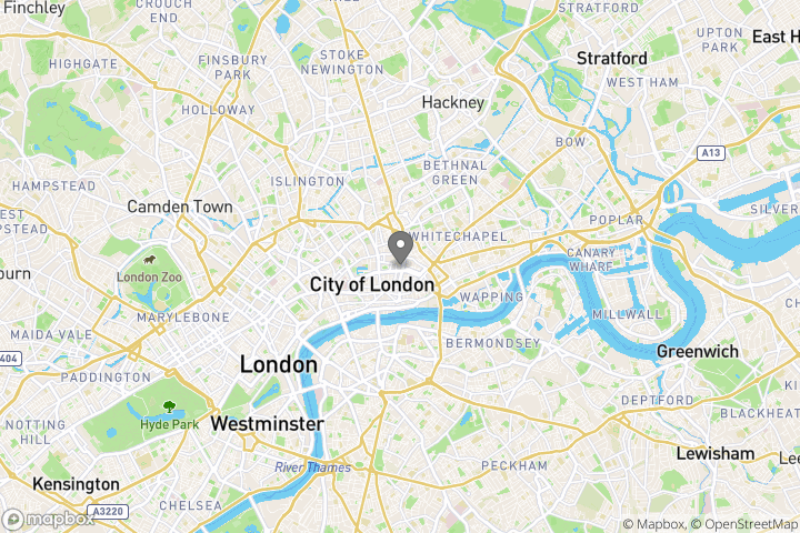 map showing the location where the photo 'London Colours' was taken at